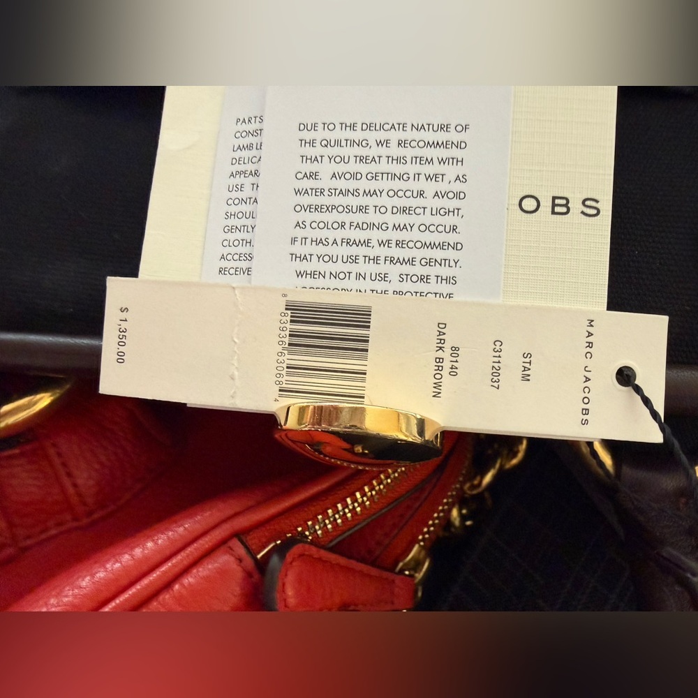 Marc Jacobs Stam Brown Quilted Satchel - Picture 15 of 16